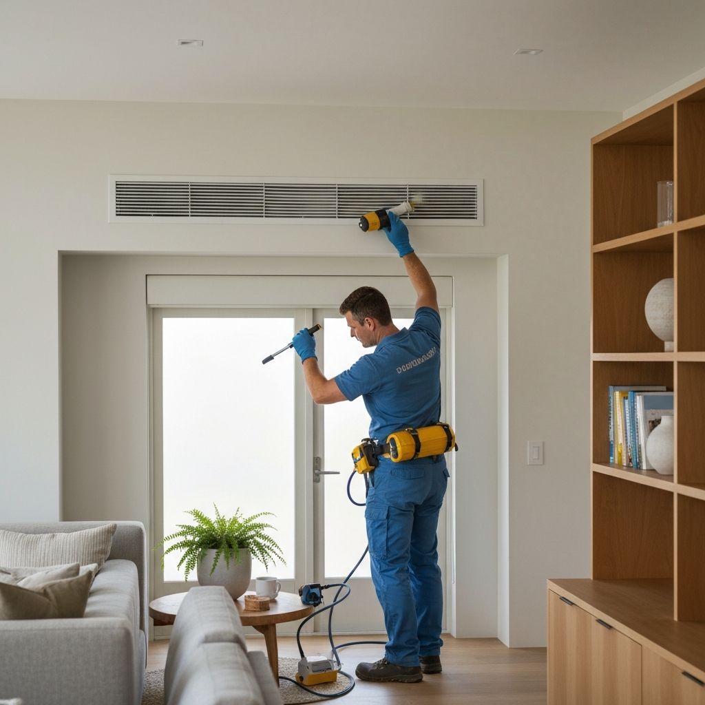 Professional air duct cleaning service